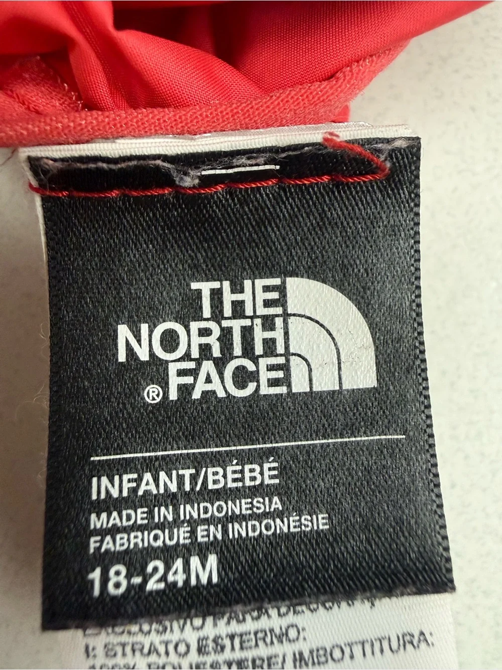 The North Face Kids Floral Packable Jacket - Red Multi Floral Reversible